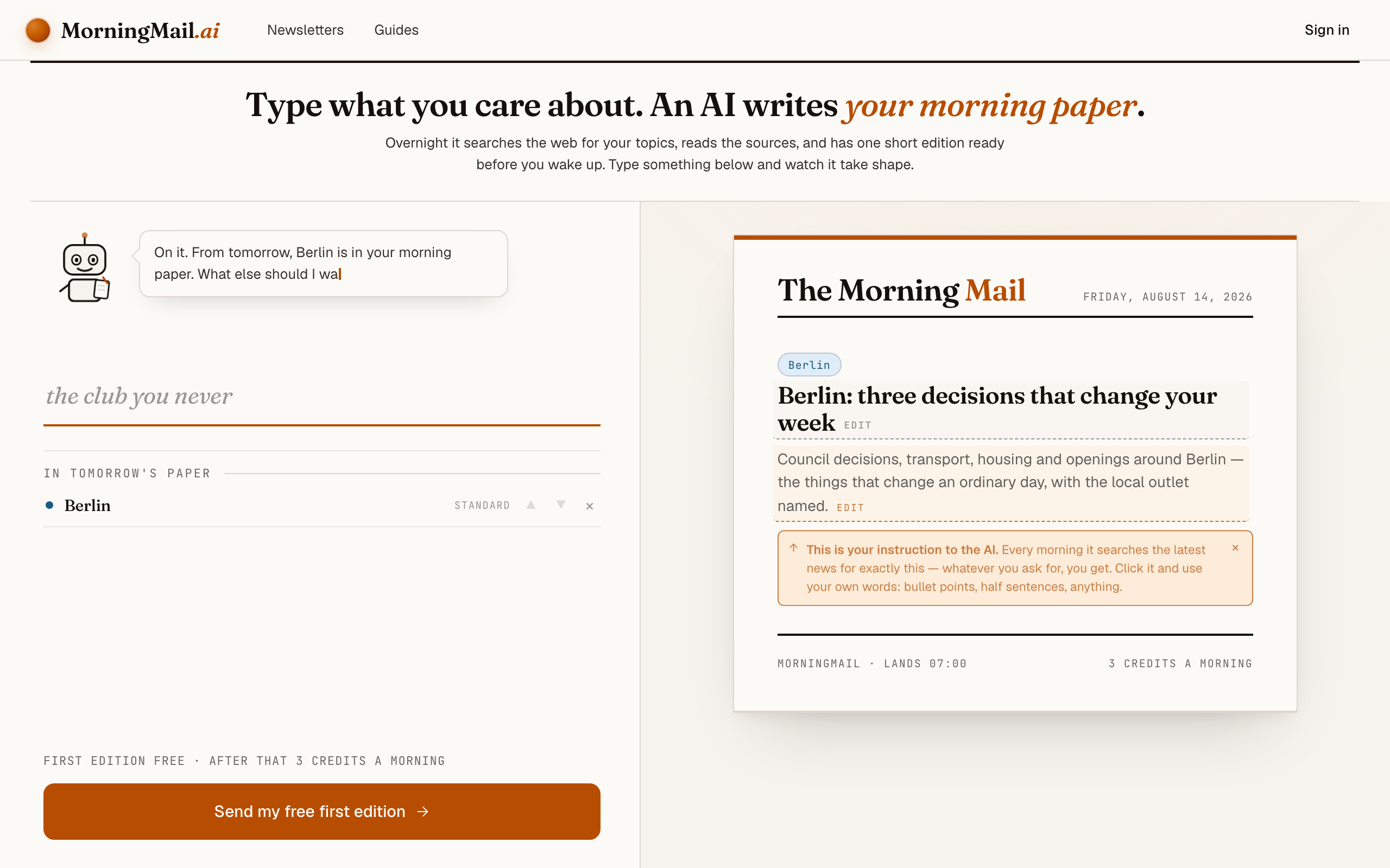How to Get Berlin News and Events in English — Every Morning, in Your Inbox — Berlin · Local digest
